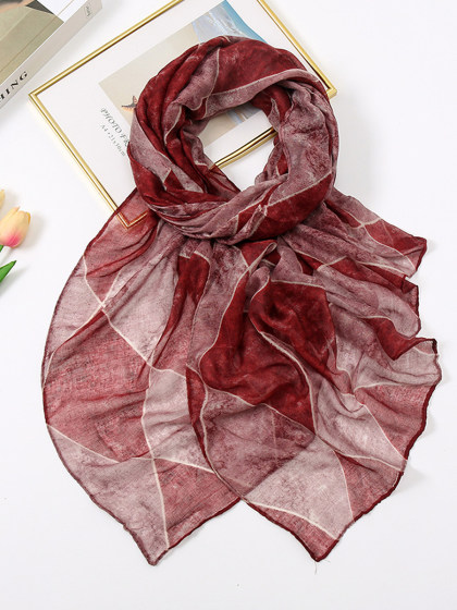 Geometric Pattern All-match Scarf